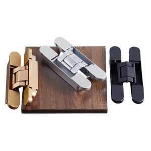 高度な3D調整可能隠しドアヒンジ頑丈木製ドア隠しヒンジスムーズ設置深さ調整 - Product Image 1