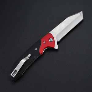 Coltello pieghevole unico <span class=keywords><strong>coltelli</strong></span> da tasca G10 manico in alluminio parziale strumento manuale EDC con Clip da cintura Design personalizzato pratico e durevole - Product Image 3