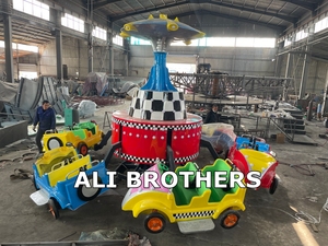 Voitures de danse folles de voiture de saut d'enfants de 16 places d'intérieur de mini modèle de fibre de verre de parc d'attractions - Product Image 3