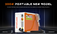 Machine de nettoyage laser pour l'élimination de la rouille machine de nettoyage laser portable à revêtement d'oxyde pour la peinture antirouille métallique du bois