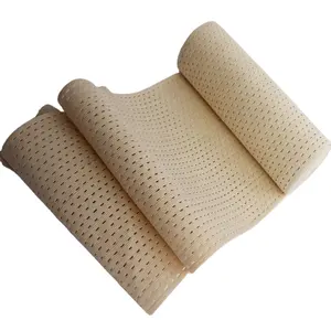 240Mm Beige Geperforeerde Gebreide Elastische Stof Voor Compressieslijtage Korset Shapers