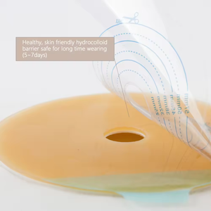 कार्बन अनुकूलित वाटरप्रूफ और त्वचा के अनुकूल प्रतिस्पर्धी मूल्य दो टुकड़ा ओस्टोमी बैग के लिए त्वचा बाधा फ्लैंज - Product Image 6