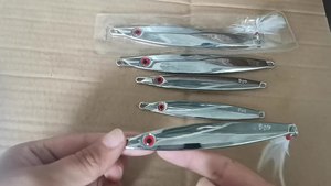 Gabarit de maquereau brillant en métal argenté-Leurre de pêche à la turlutte en eau salée (20g/30g/40g/60g/80g/100g/120g) - Product Image 6