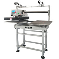 TQ-4050 2024 nouvelle conception semi-automatique 16 "x20 compresseur d'air alimenté pneumatique Sublimation presse à chaud Machine