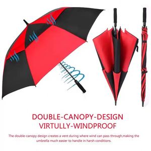 Parapluie promotionnel pliant à trois volets avec logo personnalisé, résistant au vent et anti-UV, idéal pour les cadeaux d'affaires, vente en gros, haute qualité - Product Image 1