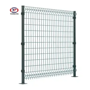 3D Fence Panel Welded Wire Grid Fence Panels Rigid Mesh Fence