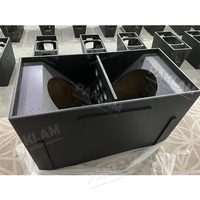 Paklam 18 pouces double basse haut-parleur subwoofer 1600W système de son vidéo et d'éclairage professionnel avec sous-basse puissante