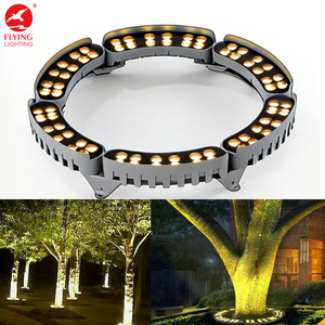 Lámpara <span class=keywords><strong>de</strong></span> Jardín LED Moderna Personalizada para Decoración <span class=keywords><strong>Exterior</strong></span>, Anillo <span class=keywords><strong>de</strong></span> Luz para Árbol, AC220v DC24V IP65 Impermeable <span class=keywords><strong>de</strong></span> Aluminio - Product Image 5