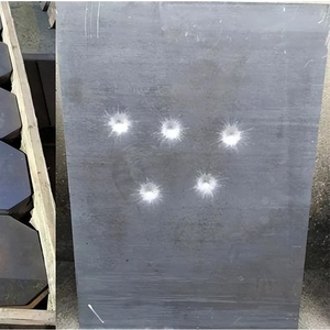 Placas <span class=keywords><strong>de</strong></span> <span class=keywords><strong>acero</strong></span> laminadas en caliente <span class=keywords><strong>de</strong></span> alta resistencia Armox500 PRO500 AR500 Bulletprof Steel Armor Plate para AK47 PKM Shooting Target Plates - Product Image 2
