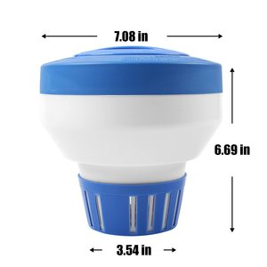 Swimming <strong>Pool</strong> Chlorine 3''Tablets Dispenser <strong>Floating</strong>,For <strong>Pool</strong> Cleaning <strong>Pool</strong> Chemical Dispenser - Product Image 4