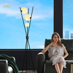 Lámpara de Pie LED de Diseño Nórdico Moderno y Minimalista con Luz Lunar Estrellada para Dormitorio, Mesita de Noche, Estudio, Sala de Estar y Sofá - Product Image 6