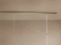 Lustre rectangulaire vintage minimaliste du milieu du siècle, luminaire suspendu pour la décoration de la maison, idéal pour l'îlot de cuisine, le salon, la salle à manger, le restaurant