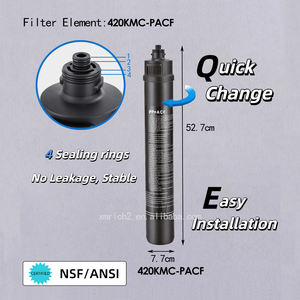 فلتر مياه PACF بحجم 20 بوصة وتدفق 10 لتر في الدقيقة لصانع الثلج وآلة القهوة، عالي السعة لإزالة الرواسب - Product Image 4