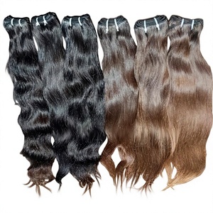 Extensions de cheveux 100% vierges Remy les plus vendues, indiennes, noires naturelles, lisses, ondulées, Deep Water, Loose Wave, Lace Front pour femmes - Product Image 1