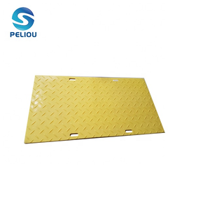 Wholesale Light Weight Anti Slip Plastic Sheet Outdoor PE Rig Oilfield ground protection mats white
