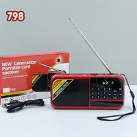 Haut-parleur YSF-798 2026 avec AirPlay et lumière LED clignotante pour fêtes et utilisation en extérieur - Lecteur MP3 radio très vendu en Afrique