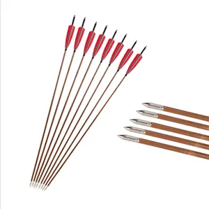 New real feather bamboo arrow outdoor performance competition