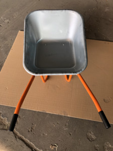 <span class=keywords><strong>Carretilla</strong></span> de Jardín con Bandeja de Metal Galvanizado de 65 Litros y Neumático - Product Image 5