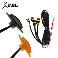 PEL Vente chaude Feux de jour DRL modifiés pour calandre de voiture, feux de circulation diurne 12 LED