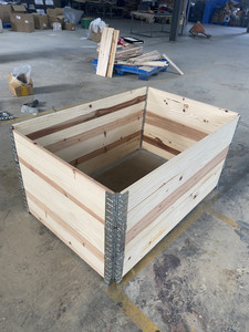 Fioriera Quadrata Pieghevole Ecologica Personalizzata con Foro di Drenaggio 120 X 80 X <span class=keywords><strong>20</strong></span> <span class=keywords><strong>cm</strong></span> Supporto per Piante in Legno Naturale - Product Image 4