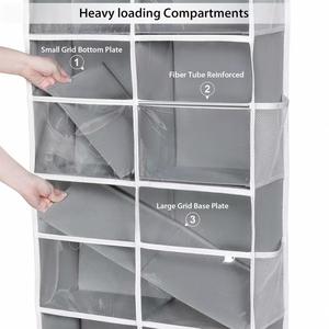 Door <b>Storage</b> Hanging Bag Wall-mounted Multi-layer Sundries Organizer Polyester Modern Minimalism Bedroom <b>Storage</b> for <b>Shoes</b> - Product Image 3