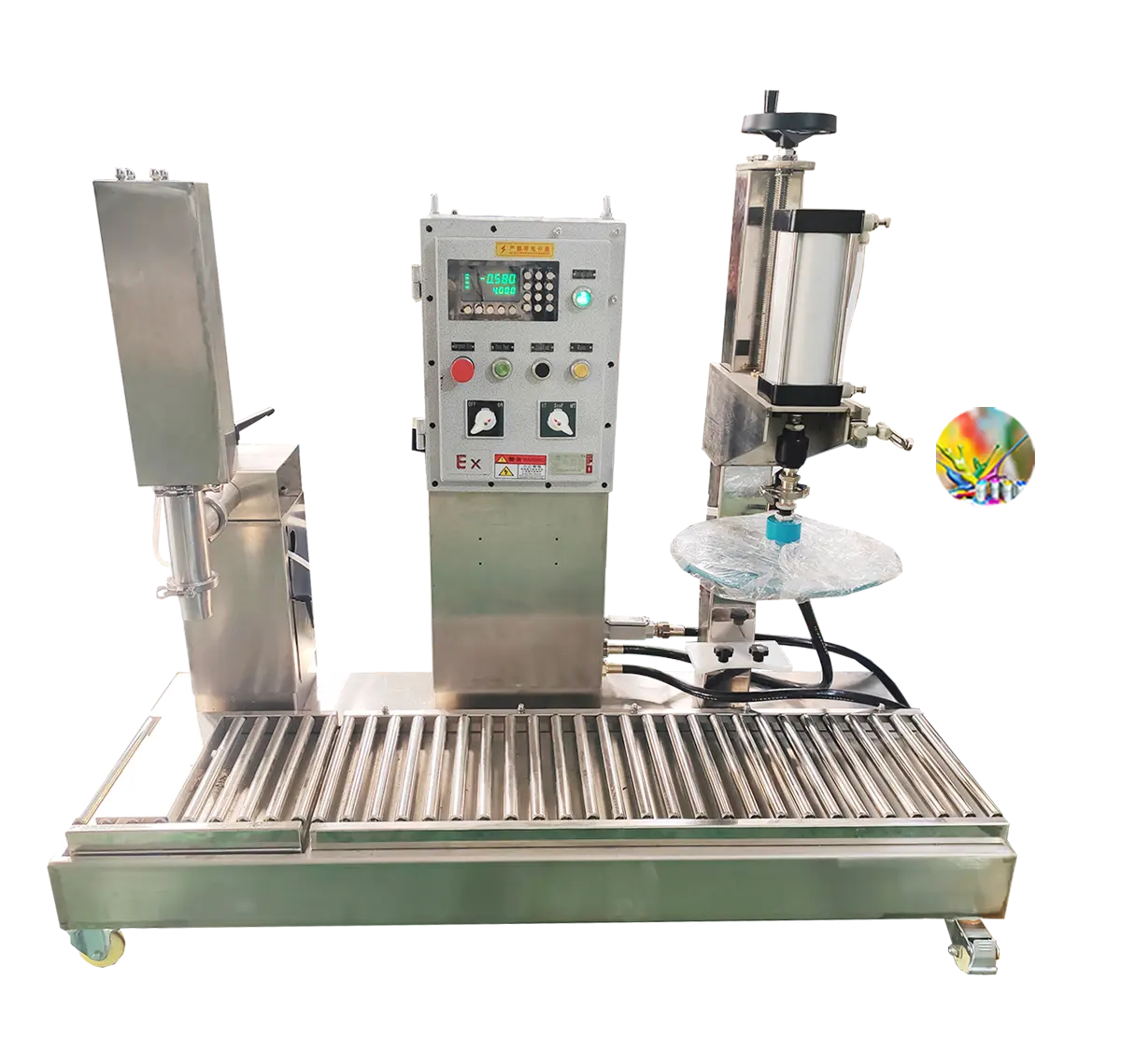 Polyc Factory Price Paint Coating Filling Machine Matched With Extruder