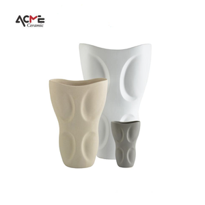 Vase en verre en céramique de Style Vintage nordique Simple petit ornement de table pour la décoration intérieure moderne pour les occasions de mariage - Product Image 1