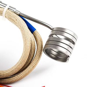 Calentador de tubo negro de 26x75mm, 220V, 700W, con resorte en espiral para sistemas de canal caliente, personalizado - Product Image 2