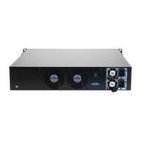 6 LAN 1GbE 4 SFP 10GbE 2U rak dudukan Firewall alat Intel C612 Xeon E5 V3/V4 keamanan jaringan PC Industri