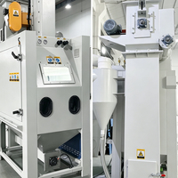 Vente directe d'usine, machine de sablage automatique flexible à commande facile de 3800 W, 5-8 bars, pour l'industrie électronique