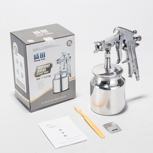 Pistolet à air comprimé Morita F75, buse de 1,8 mm, acier inoxydable, alimentation par gravité, pour la peinture de meubles - Product Image 2
