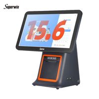 Terminal Punto de Venta (TPV) para Supermercado, PC PDA con Windows 10, Facturación para Caja Registradora, Mini Android, Lector de Tarjetas, Táctil, Todo en Uno