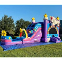Château gonflable commercial Nouveau design Contrôleur de jeu Château gonflable Le plus populaire Hupfburg pour les enfants Location d'équipements de fête