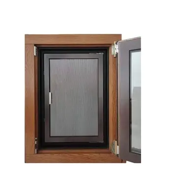 Alu Clad cửa sổ nhôm Clad cửa sổ gỗ Mở Cửa Sổ alu-clad với lớp phủ E thấp và khí Argon