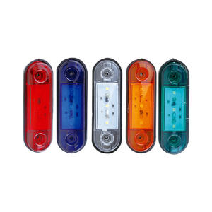 Nouvelles <span class=keywords><strong>feux</strong></span> <span class=keywords><strong>de</strong></span> <span class=keywords><strong>gabarit</strong></span> latéraux LED ovales mini compacts 12V-24V étanches IP68 pour camions, remorques, fourgons et poids lourds - Vente en gros - Product Image 5