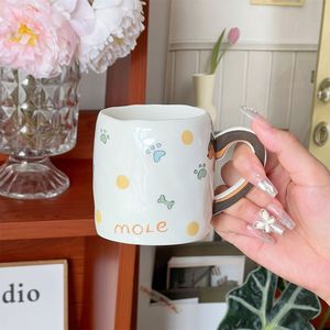 Taza <span class=keywords><strong>de</strong></span> café y leche <span class=keywords><strong>de</strong></span> cerámica <span class=keywords><strong>de</strong></span> 320 ml con diseño japonés resistente a altas temperaturas, con asa, para el hogar, con diseño <span class=keywords><strong>de</strong></span> perro Dachshund. - Product Image 3