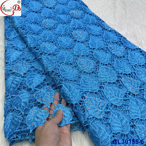 Venta caliente láser gasa guipur cordón secuencias <span class=keywords><strong>de</strong></span> encaje bordado malla sostenible <span class=keywords><strong>vestidos</strong></span> <span class=keywords><strong>de</strong></span> <span class=keywords><strong>fiesta</strong></span> precio al por mayor boda africana - Product Image 5