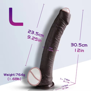 Meistverkaufter Umweltfreundlicher Vorhaut-Weichsilikon Super-Simulations-<span class=keywords><strong>Penis</strong></span> Dildo Weiblicher Masturbator Erotikspielzeug 100% - Product Image 6