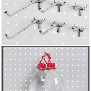 Crochets de présentation pour panneaux perforés de supermarché EWANG, crochets métalliques pour étagères de garage - Product Image 5