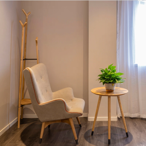 Sillón de Terciopelo Francés, Silla de Salón, Sofá de Tela con Patas de Madera de Haya, Sofá Moderno Nórdico - Product Image 5