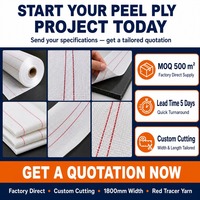 Kain Jaring Fiberglass Berkualitas Tinggi untuk Penggunaan Industri Otomotif dan Dirgantara, Peel Ply Vacuum Infusion Bebas Alkali 230