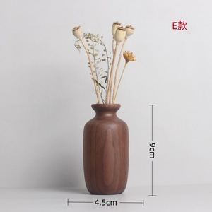 Gỗ Thủ công mỹ nghệ trang trí nội thất rắn gỗ bình đen Gỗ Óc Chó nhỏ trang trí mảnh - Product Image 5