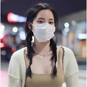 Collier de luxe Empress Dowager Vivienne Cyber Classic avec diamants et perles légères, chaîne de clavicule en satin, pendentif haute couture pour femme - Product Image 2