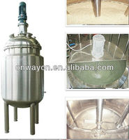 Industriële Roestvrijstalen 316l Chemische Mengtank Apparatuur Dispergeermachine 500l-5000l Capaciteit Agitator Mixer Verwarming/Koeltank