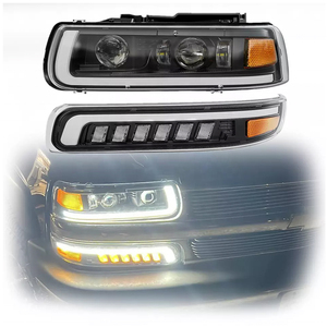 Nouveaux accessoires de voiture 84W phares à LED + clignotant + feux de position latéraux pour <span class=keywords><strong>Chevrolet</strong></span> Silverado banlieue - Product Image 2