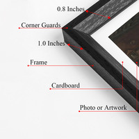 Fournisseur d'usine – Cadre photo en MDF écologique personnalisé pour restaurant, décoration artistique, cadres photo faits à la main pour montage mural ou sur table