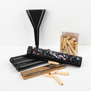 Support d'entonnoir à cigarettes de 106 mm en forme de dessin animé, kit de remplissage manuel de cigarettes, accessoires de roulage en plastique ABS - Product Image 1