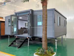 Chine <span class=keywords><strong>Maison</strong></span> préfabriquée mobile en conteneur extensible pliable 20 pieds 40 pieds Portable modulaire moderne 2 3 chambres à coucher <span class=keywords><strong>Maison</strong></span> pliable - Product Image 2