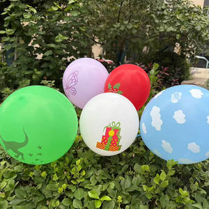 รอบน้ำยางฮีเลียมที่กำหนดเองพิมพ์บนลูกโป่งที่มีโลโก้พิมพ์การ์ตูนตัวอักษรบอลลูนตารางฮีเลียมเครื่องสำหรับลูกโป่ง - Product Image 4