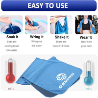Sale Quick Drying Adult 30*100 cm Gym Sports Outdoor Fitness Travel Custom Microfiber Cooling Towels